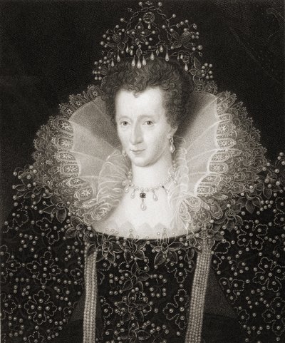 Koningin Elizabeth I (1533-1603) uit 